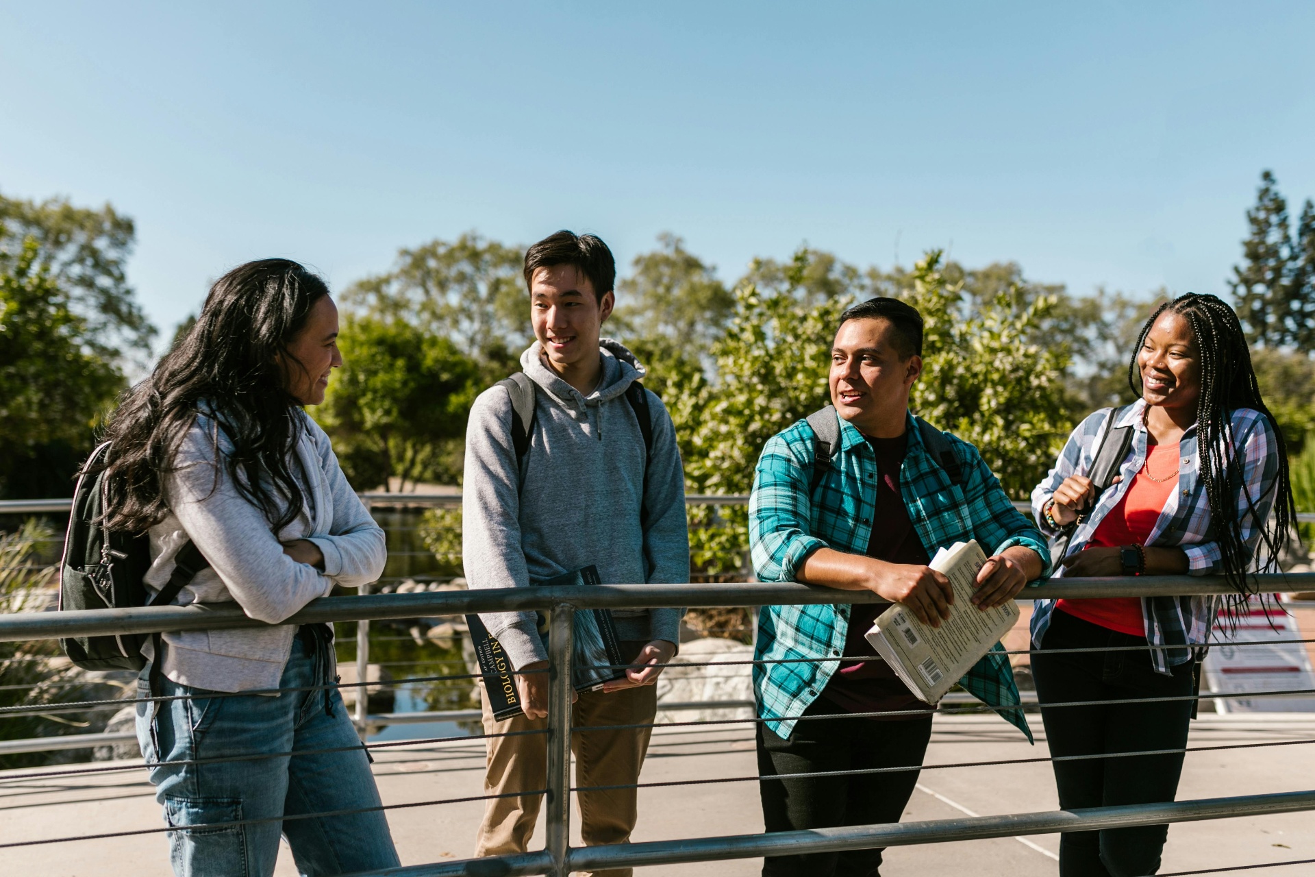 Group of international students